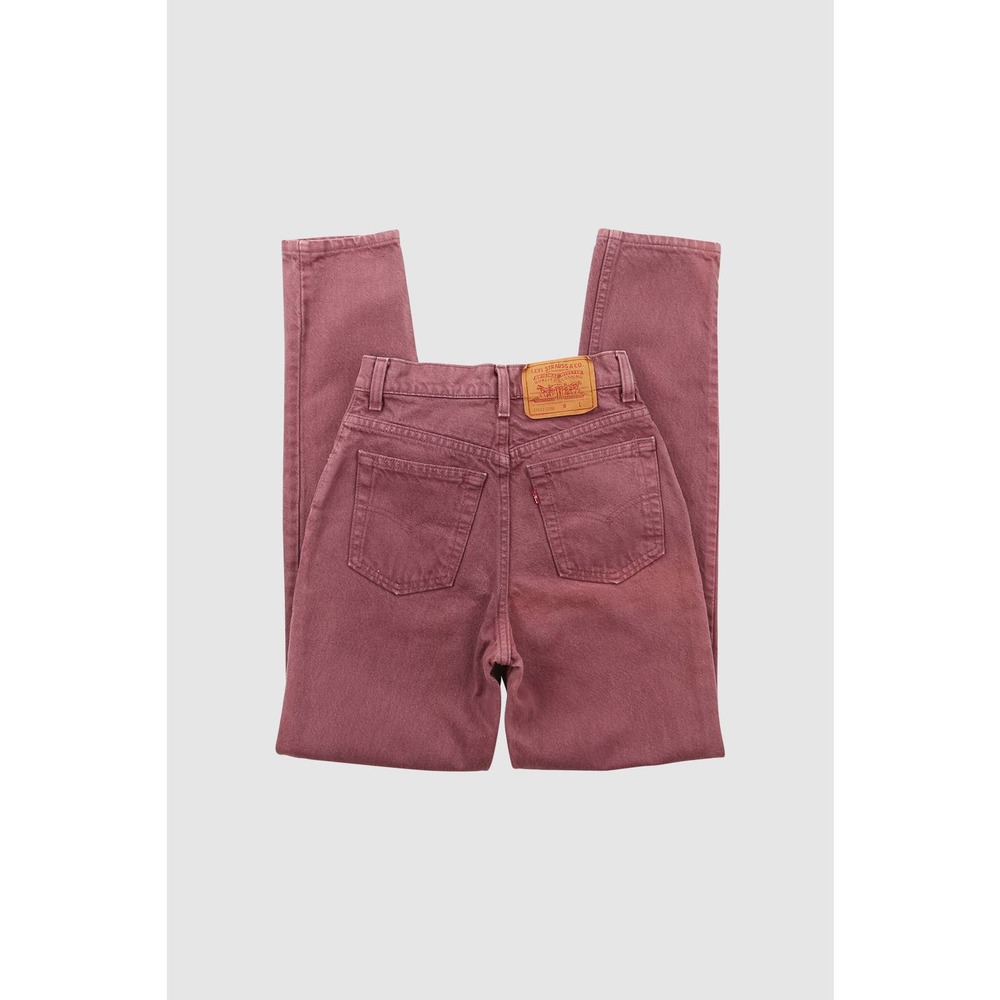 Vintage 90s Levi’s 512 Maroon High Rise Jeans